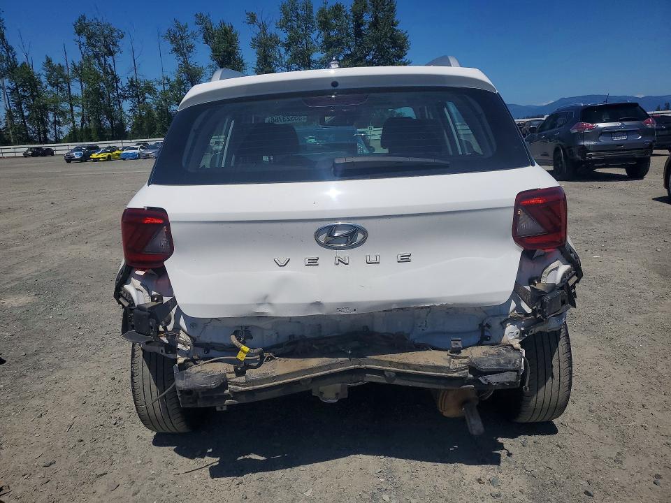 2024 Hyundai Venue VIN KMHRC8A39RU311353 COPART salvage auction — REAR END, Wa - Bill Of Sale, sold $5,100 on 2026-07-13 (photo 6)