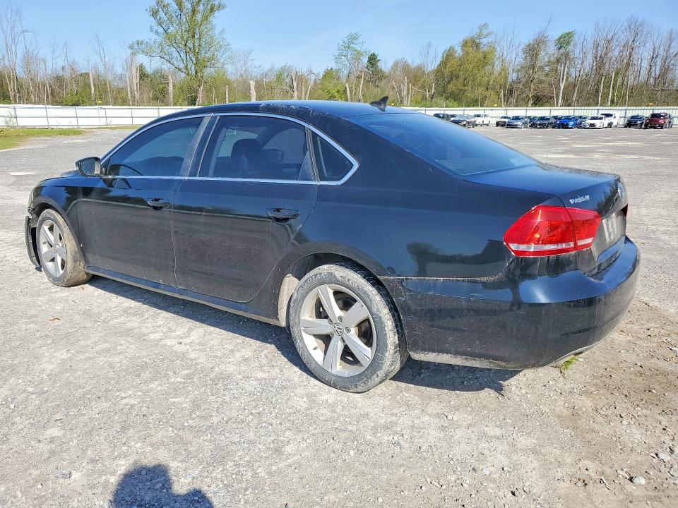 2013 Volkswagen Passat VIN 1VWBP7A31DC015761 COPART salvage auction — FRONT END, Oh - Cert Of Title-Salvage, sold $450 on 2026-07-06 (photo 2)