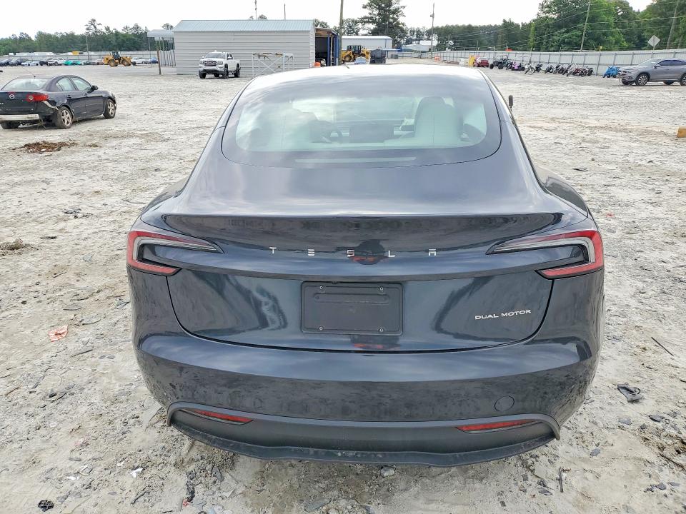 2024 Tesla Model 3 VIN 5YJ3E1EB6RF802162 COPART salvage auction — FRONT END, GA - CERT OF TITLE-SALVAGE, sold $12,800 on 2026-07-08 (photo 6)