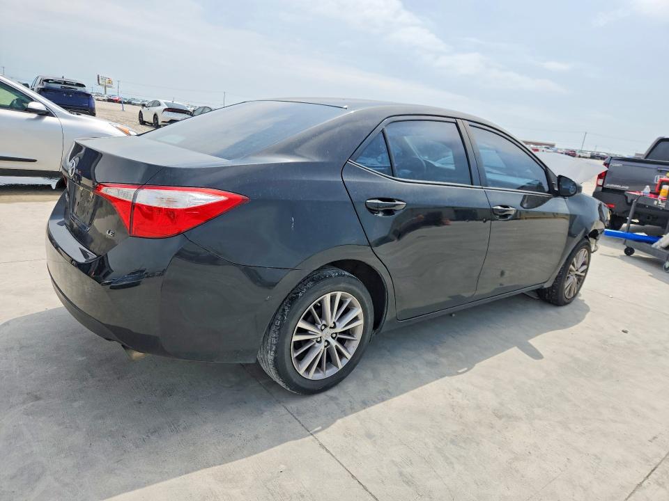 2015 Toyota Corolla VIN 5YFBURHE0FP320015 COPART salvage auction — FRONT END, Tx - Salvage Vehicle Title, sold $175 on 2026-07-28 (photo 3)