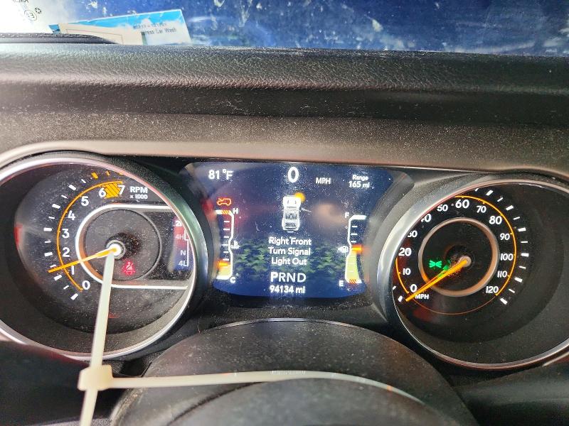 2018 Jeep Wrangler / VIN 1C4HJXDN9JW206253 COPART salvage auction — FRONT END, GA - CERT OF TITLE-SALVAGE, sold $8,300 on 2026-07-28 (photo 9)