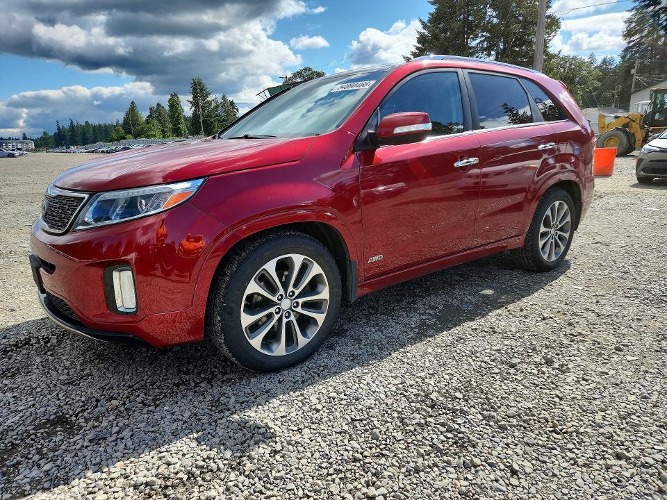 2014 Kia VIN 5XYKWDA7XEG523067 COPART salvage auction — MECHANICAL, Mt - Certificate Of Title, sold $975 on 2026-07-14 (photo 1)