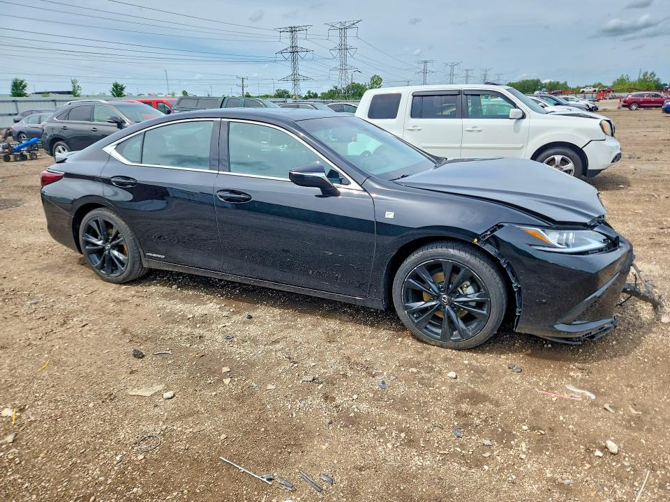 2022 Lexus ES VIN 58AGA1C19NU020094 COPART salvage auction — FRONT END, Il - Salvage Certificate, sold $15,500 on 2026-07-09 (photo 4)