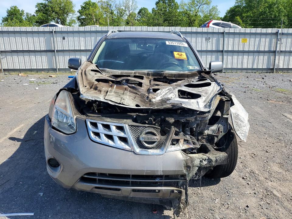 2011 Nissan Rogue VIN JN8AS5MV5BW687515 COPART salvage auction — Burn Engine, Pa - Certificate Of Salvage, sold $275 on 2026-07-16 (photo 5)
