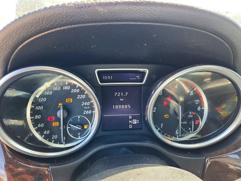 2012 Mercedes-benz Ml-class VIN 4JGDA2EB0CA037628 COPART salvage auction — FRONT END, On - Permit Salvage, sold $1,950 on 2026-07-09 (photo 9)