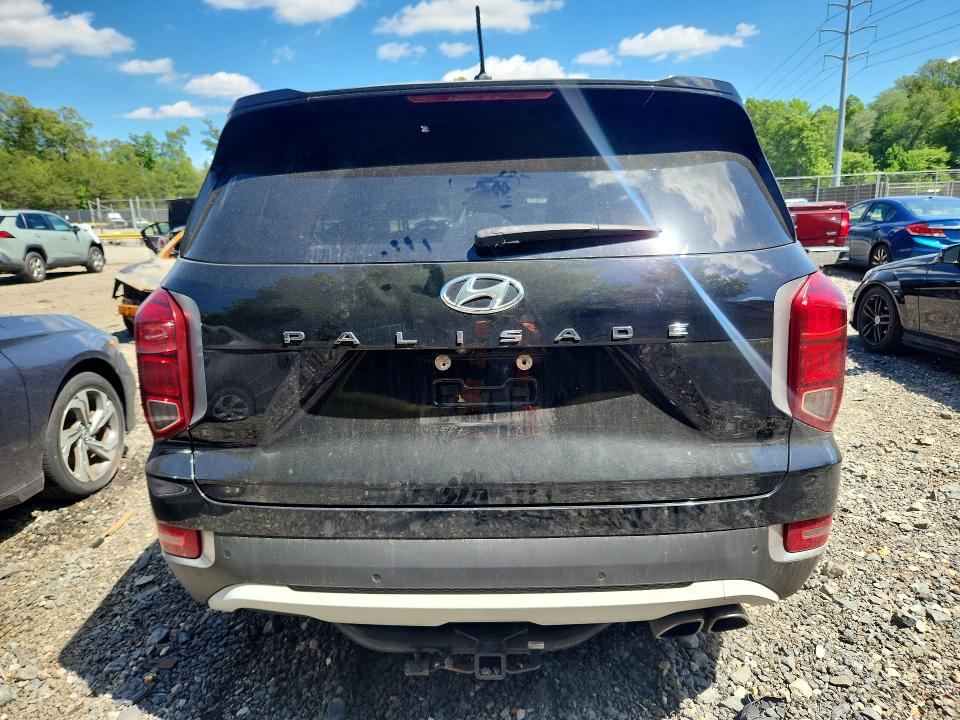 2021 Hyundai Palisade VIN KM8R14HE2MU208242 COPART salvage auction — FRONT END, Md - Cert Of Salvage > 75% Damage, sold $2,800 on 2026-07-28 (photo 6)