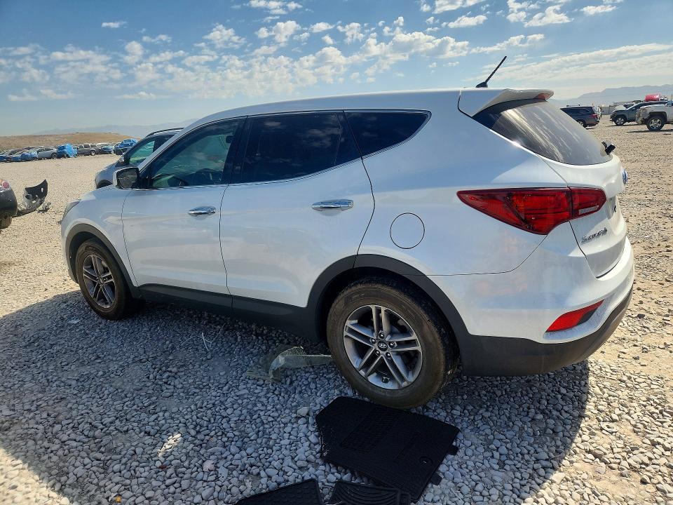 2018 Hyundai Santa fe VIN 5XYZT3LB8JG572281 COPART salvage auction — SIDE, Ut - Salvage Certificate, sold $3,150 on 2026-07-31 (photo 2)