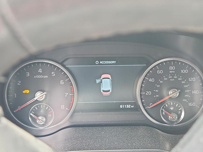 2021 Kia Telluride VIN 5XYP5DHC8MG096224 COPART salvage auction — FRONT END, NC - SALVAGE CERTIFICATE OF TITLE, sold $7,800 on 2026-07-13 (photo 9)