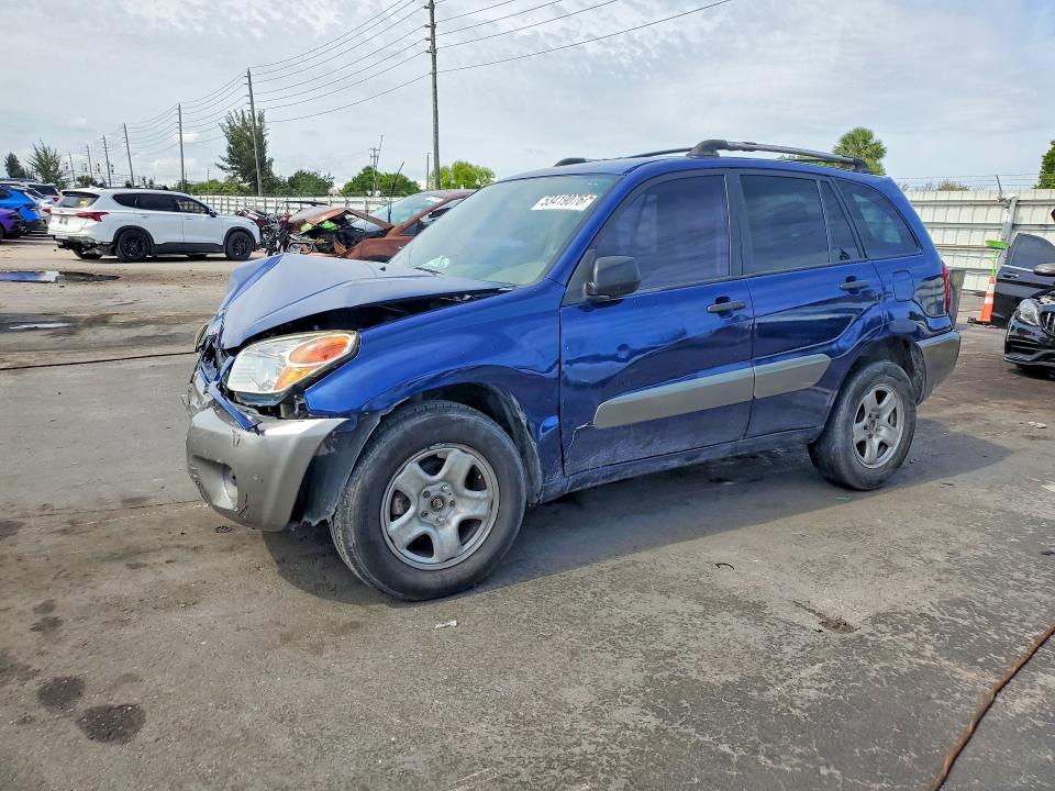 2004 Toyota Rav4 VIN JTEGD20V040020437 COPART salvage auction — FRONT END, Fl - Cert Of Title Slvg Rebuildable, sold $525 on 2026-07-06 (photo 1)