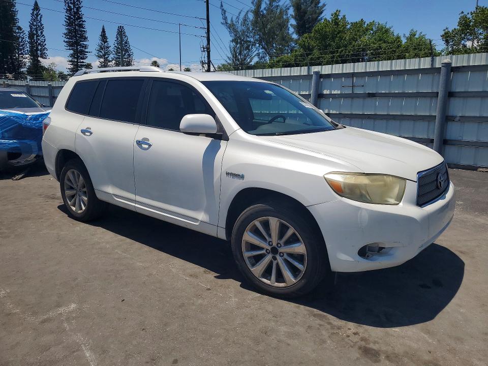 2008 Toyota Highlander hybrid VIN JTEEW41A082000577 COPART salvage auction — MECHANICAL, Fl - Certificate Of Title (P), sold $3,050 on 2026-07-06 (photo 4)