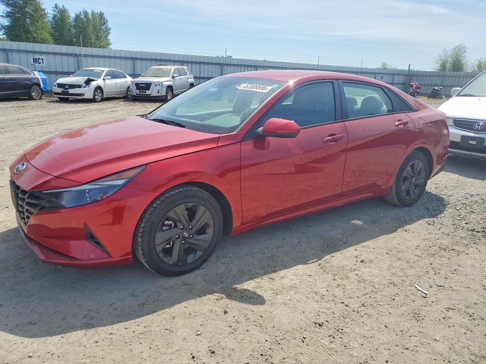 2021 Hyundai Elantra VIN KMHLS4AG9MU063294 COPART salvage auction — SIDE, Wa - Bill Of Sale, sold $6,300 on 2026-07-20 (photo 1)