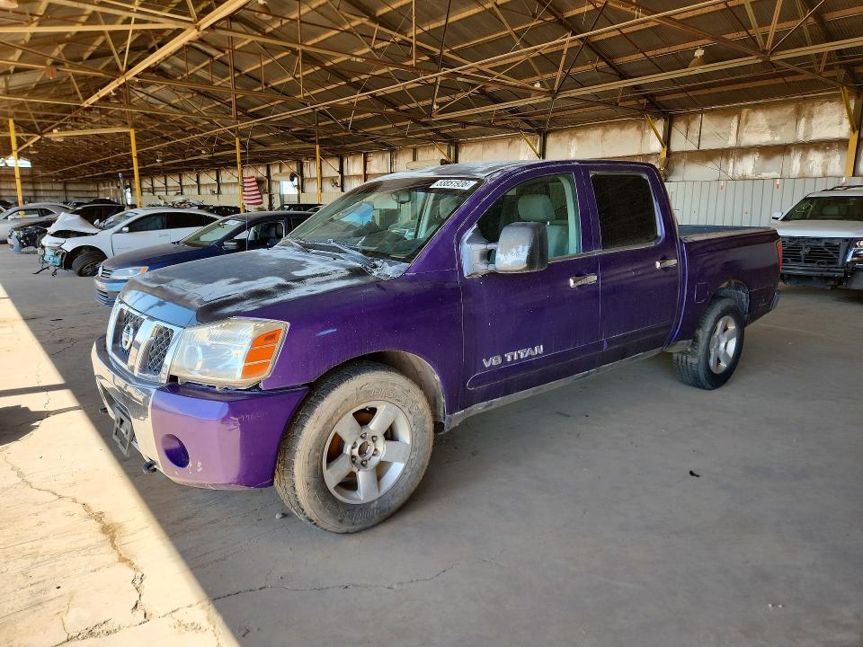 2006 Nissan TITAN VIN 1N6AA07A76N506658 COPART salvage auction — MECHANICAL, Az - Certificate Of Title, sold $1,000 on 2026-07-08 (photo 1)