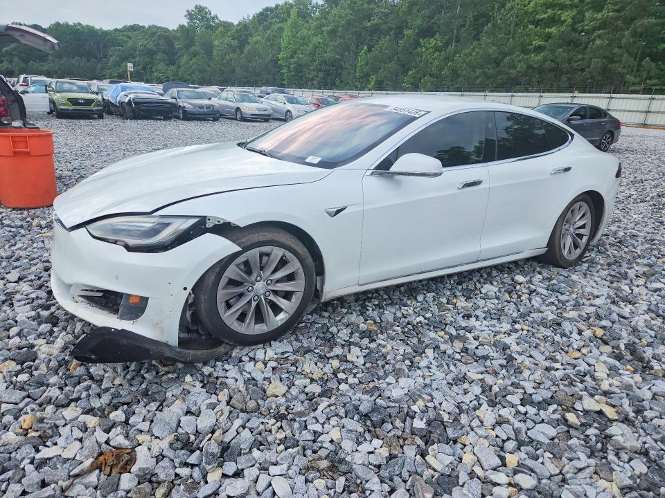 2017 Tesla Model s VIN 5YJSA1E17HF185643 COPART salvage auction — FRONT END, Ga - Cert Of Title-Salvage, sold $1,900 on 2026-07-23 (photo 1)