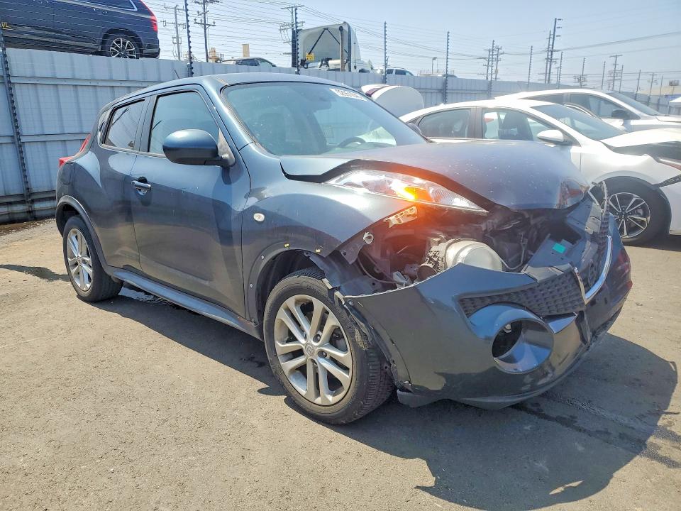 2013 Nissan Juke VIN JN8AF5MR9DT224692 COPART salvage auction — FRONT END, Ca - Salvage Certificate, sold $975 on 2026-07-13 (photo 4)