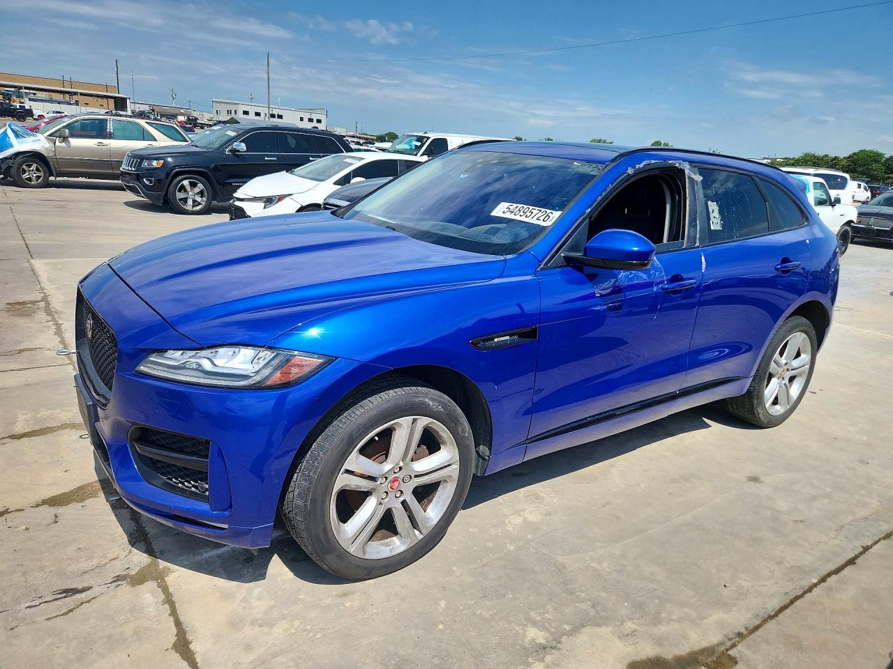 2018 Jaguar F-Pace VIN SADCL2FN0JA240295 COPART salvage auction — Hail, TX - CERTIFICATE OF TITLE, sold $4,250 on 2026-07-03 (photo 1)