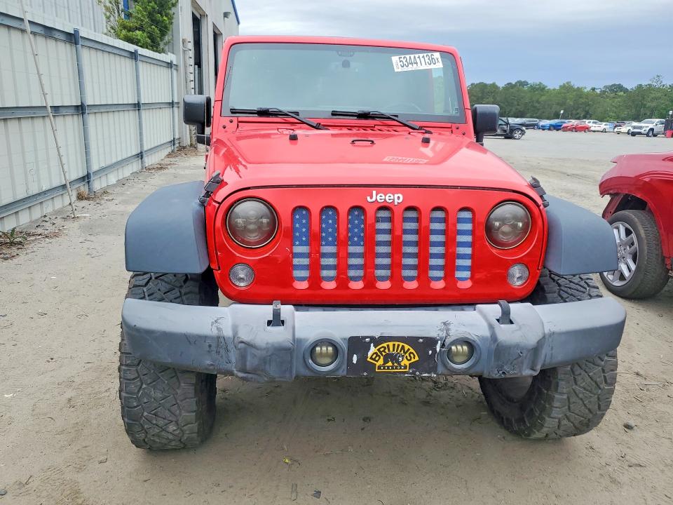 2016 Jeep Wrangler / VIN 1C4BJWDG5GL247474 COPART salvage auction — REAR END, Ga - Cert Of Title-Salvage, sold $4,950 on 2026-07-09 (photo 5)