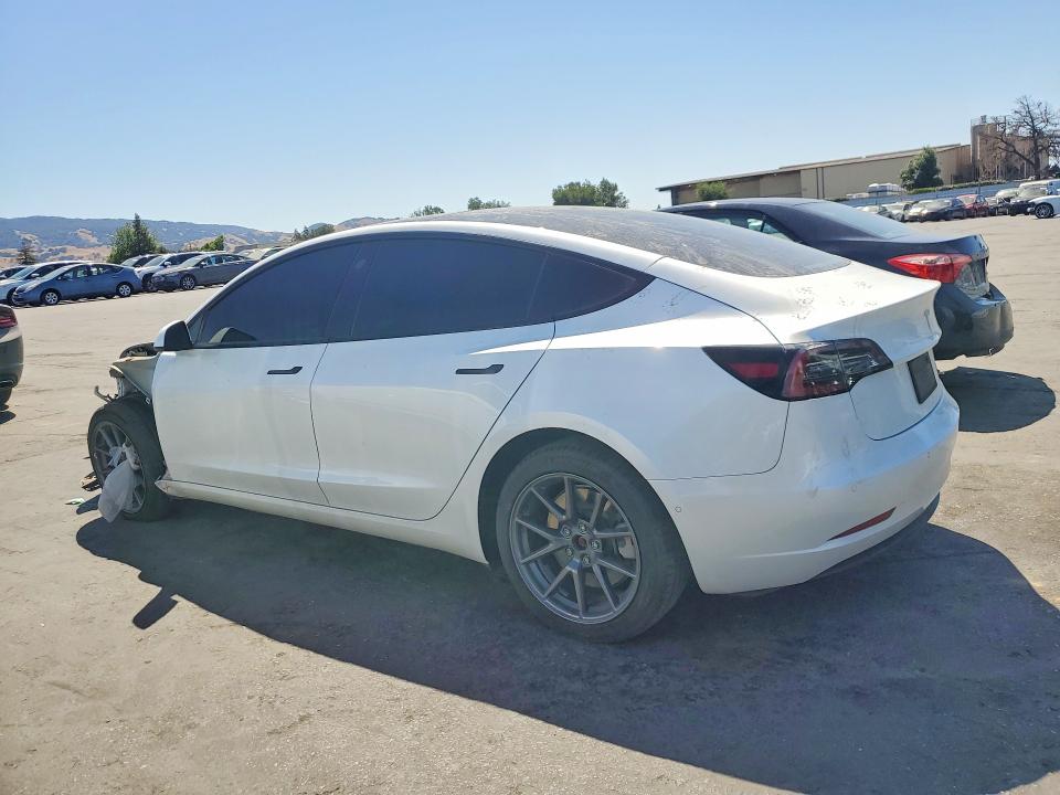 2021 Tesla VIN 5YJ3E1EB7MF077924 COPART salvage auction — FRONT END, Ca - Salvage Certificate, sold $7,600 on 2026-07-07 (photo 2)