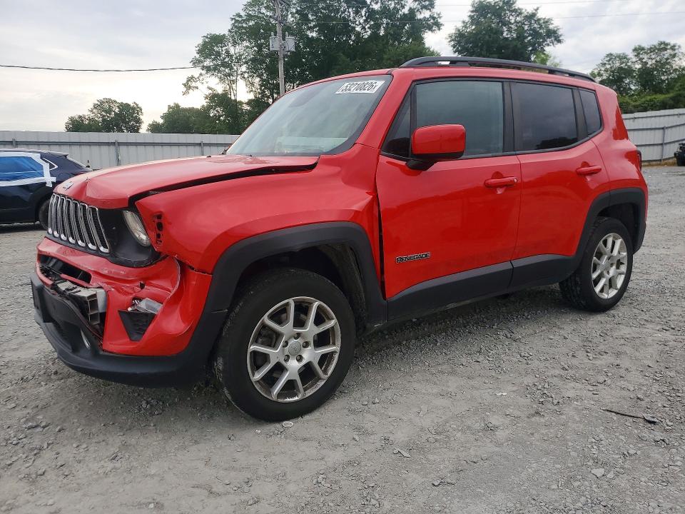 2020 Jeep Renegade VIN ZACNJBBB1LPL18542 COPART salvage auction — FRONT END, Nc - Salvage Certificate Of Title, sold $2,850 on 2026-07-08 (photo 1)