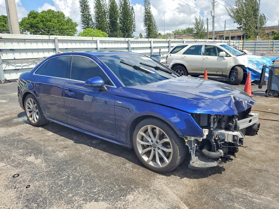 2019 Audi VIN WAUENAF42KA114101 COPART salvage auction — FRONT END, Fl - Cert Of Title Slvg Rebuildable, sold $3,350 on 2026-07-22 (photo 4)