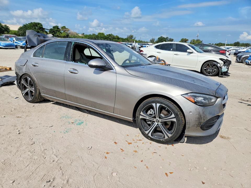 2024 Mercedes-benz C-klasse VIN W1KAF4GB1RR234406 COPART salvage auction — REAR END, Fl - Certificate Of Destruction, sold $4,100 on 2026-07-30 (photo 4)