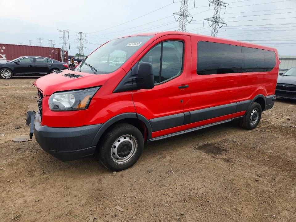 2016 Ford Transit VIN 1FBZX2ZM2GKB19028 COPART salvage auction — FRONT END, Il - Salvage Certificate, sold $4,300 on 2026-07-09 (photo 1)