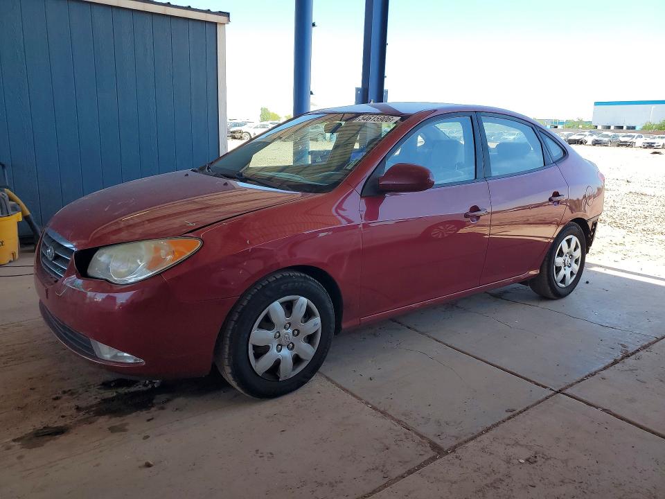 2007 Hyundai Elantra VIN KMHDU46D47U200305 COPART salvage auction — REAR END, Az - Cert Of Title - Salvage, sold $175 on 2026-07-28 (photo 1)
