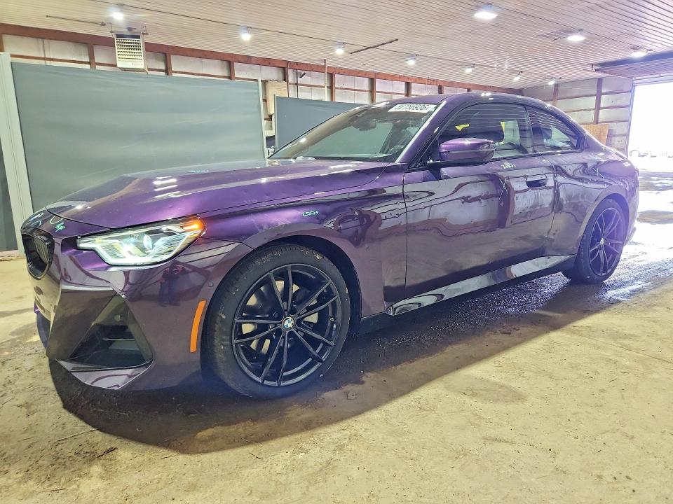 2024 BMW 2er VIN 3MW33CM08R8E12103 COPART salvage auction — HAIL, Oh - Cert Of Title-Salvage, sold $19,100 on 2026-07-09 (photo 1)