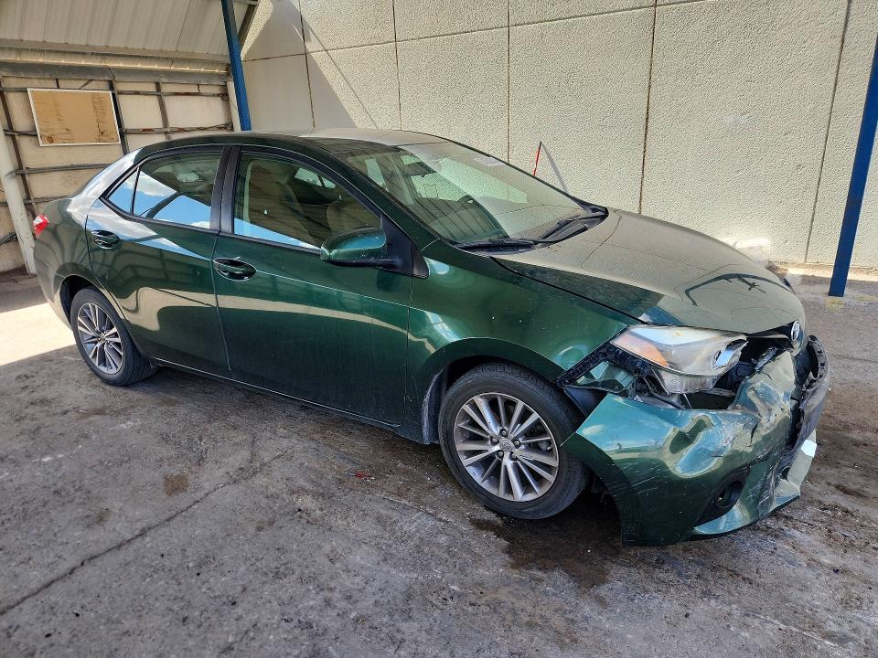 2014 Toyota Corolla VIN 5YFBURHE8EP162618 COPART salvage auction — FRONT END, Nm - Cert Of Title-Salvage, sold $300 on 2026-07-24 (photo 4)