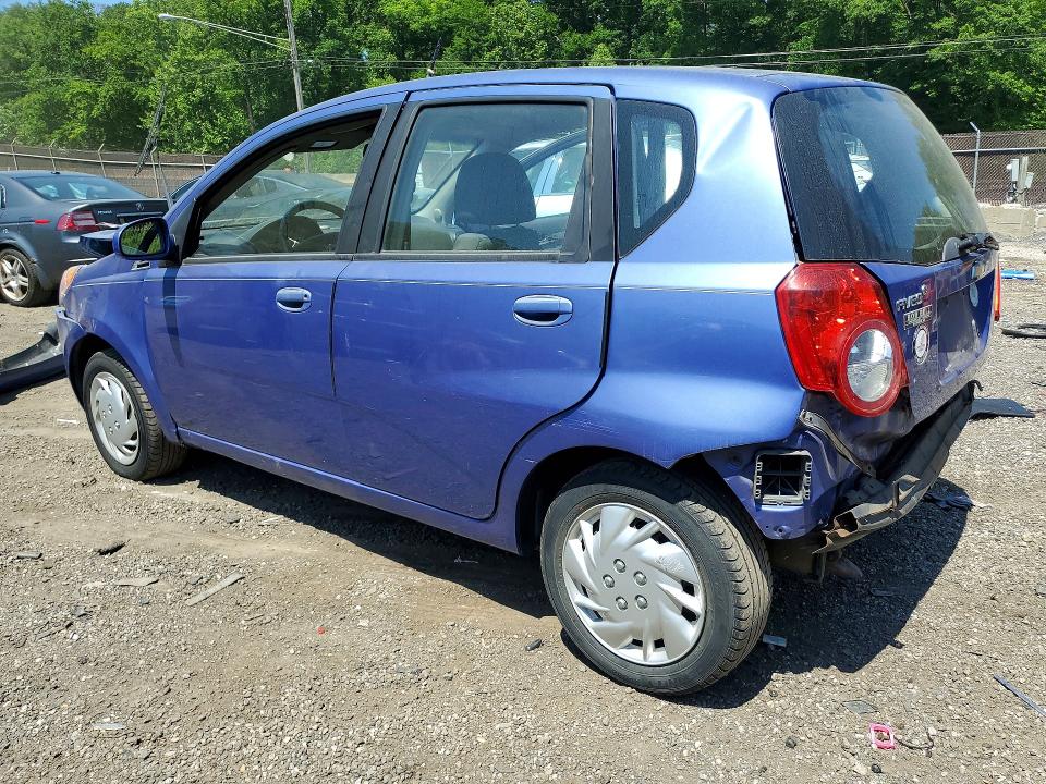2009 Chevrolet Aveo VIN KL1TD66EX9B620919 COPART salvage auction — FRONT END, Md - Cert Of Salvage > 75% Damage, sold $325 on 2026-07-14 (photo 2)