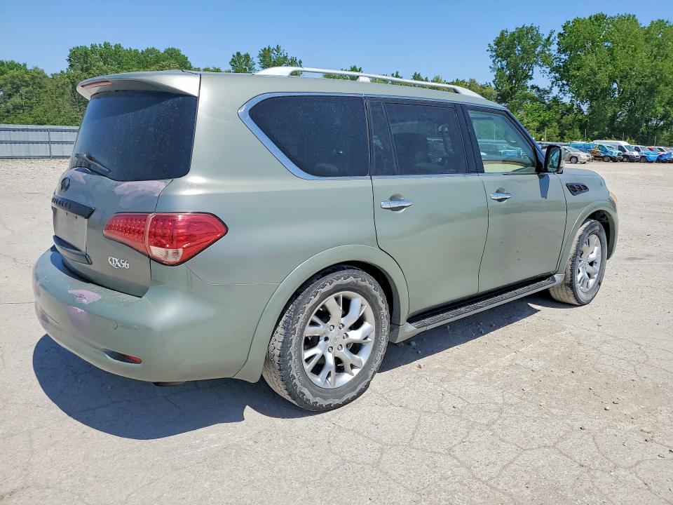 2012 Infiniti Qx56 VIN JN8AZ2NE8C9017174 COPART salvage auction — MECHANICAL, Ia - Certificate Of Title, sold $1,000 on 2026-07-31 (photo 3)