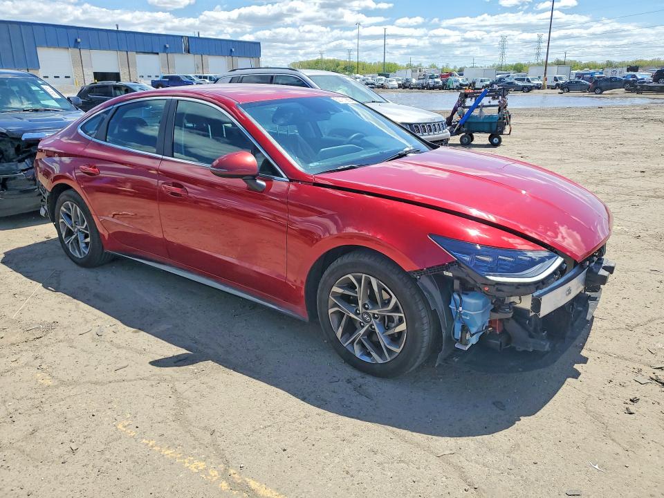 2023 Hyundai VIN KMHL64JAXPA302180 COPART salvage auction — FRONT END, Mi - Scrap Certificate Of Title, sold $2,800 on 2026-07-10 (photo 4)