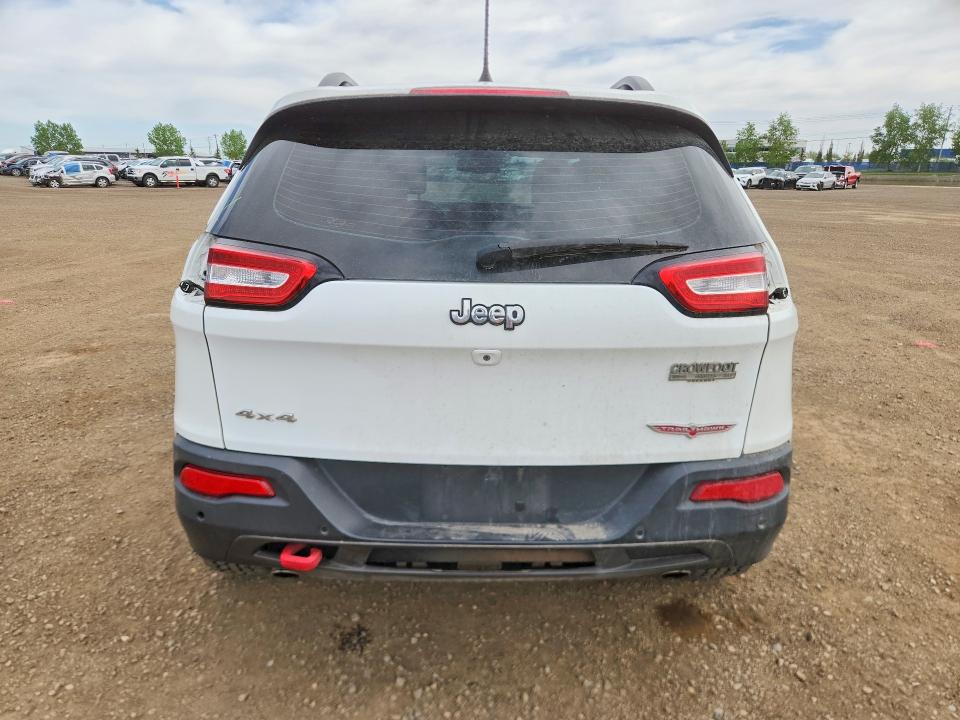 2017 Jeep Cherokee VIN 1C4PJMBS9HW638385 COPART salvage auction — FRONT END, Ab - Bos - Salvage, sold $1,450 on 2026-07-28 (photo 6)