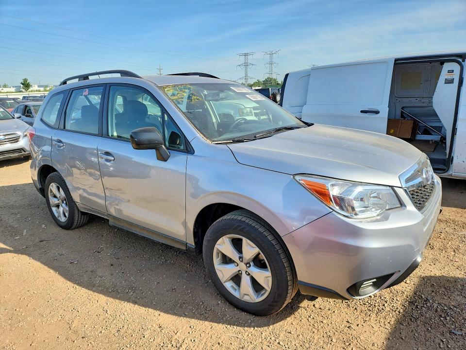 2015 Subaru Forester VIN JF2SJABCXFH541393 COPART salvage auction — SIDE, Il - Salvage Certificate, sold $2,150 on 2026-07-02 (photo 4)