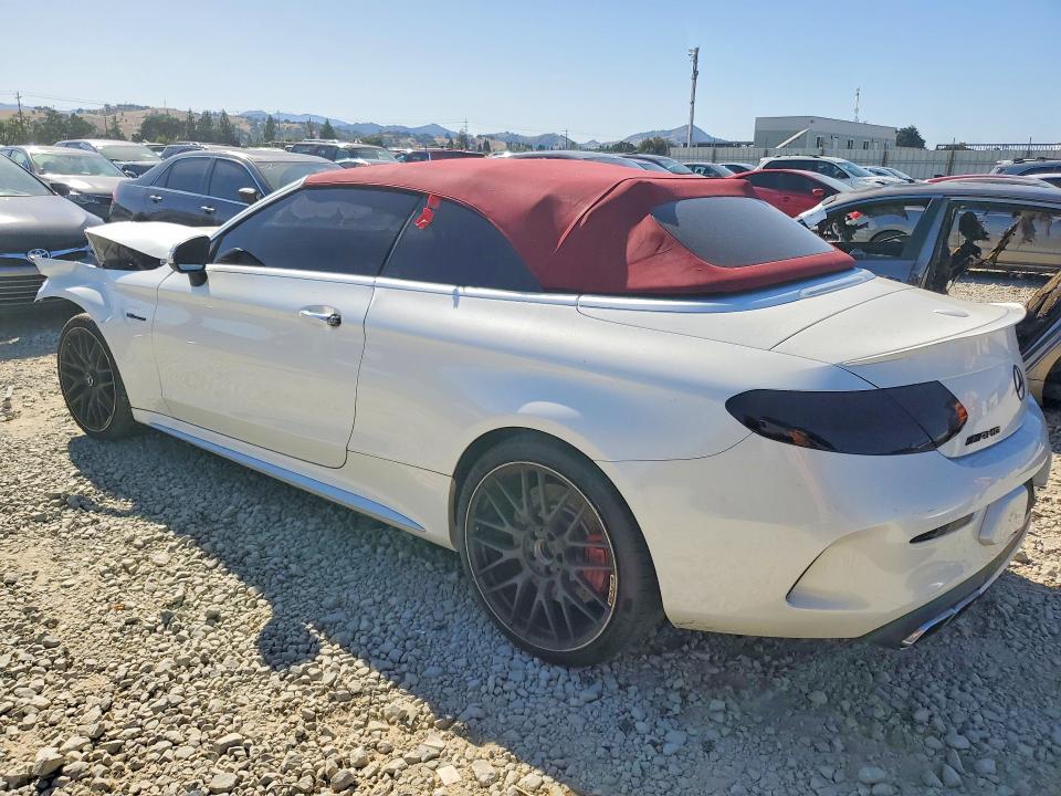 2017 Mercedes-benz C-klasse VIN WDDWK8HB9HF480529 COPART salvage auction — FRONT END, Ca - Salvage Certificate, sold $8,200 on 2026-07-02 (photo 2)