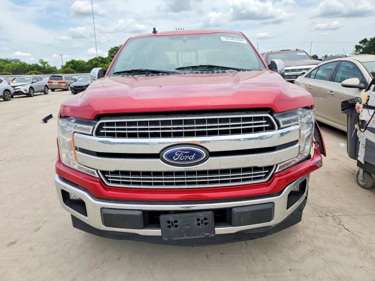 2020 Ford F-150 Lightning VIN 1FTEW1C48LKE36581 COPART salvage auction — Rear End, TX - SALVAGE VEHICLE TITLE, sold $10,400 on 2026-07-09 (photo 5)