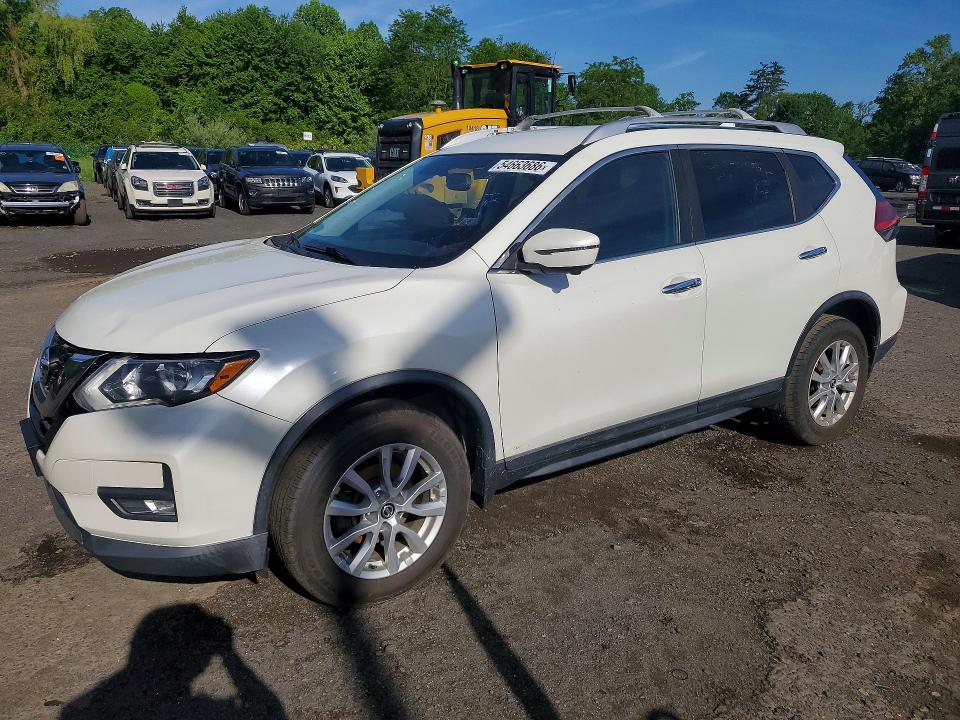 2017 Nissan Rogue VIN KNMAT2MV7HP502598 COPART salvage auction — MECHANICAL, MA - CERTIFICATE OF TITLE, sold $2,050 on 2026-07-21 (photo 1)