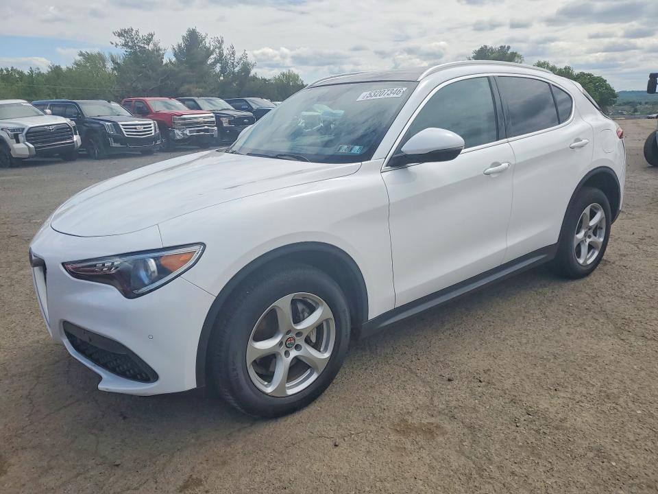 2019 Alfa romeo Stelvio VIN ZASPAKAN6K7C33125 COPART salvage auction — REAR END, PA - CERTIFICATE OF SALVAGE, sold $5,100 on 2026-07-07 (photo 1)
