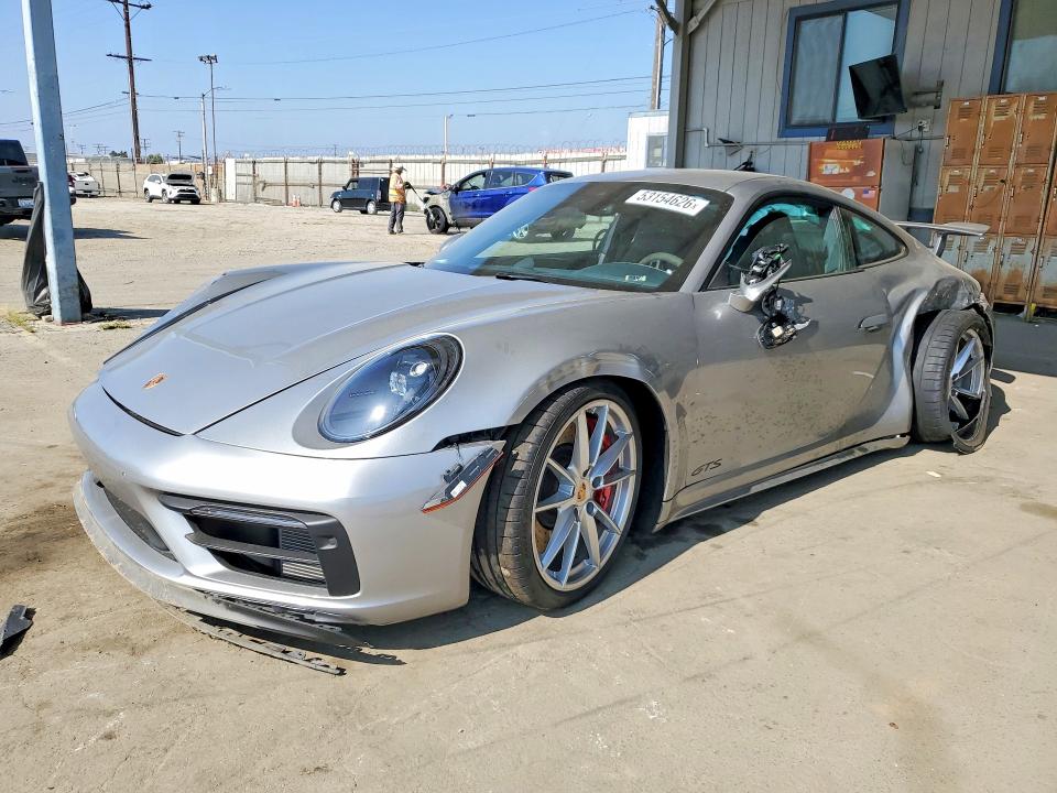 2022 Porsche 911 VIN WP0AB2A99NS221891 COPART salvage auction — REAR END, Ca - Salvage Certificate, sold $60,500 on 2026-07-02 (photo 1)