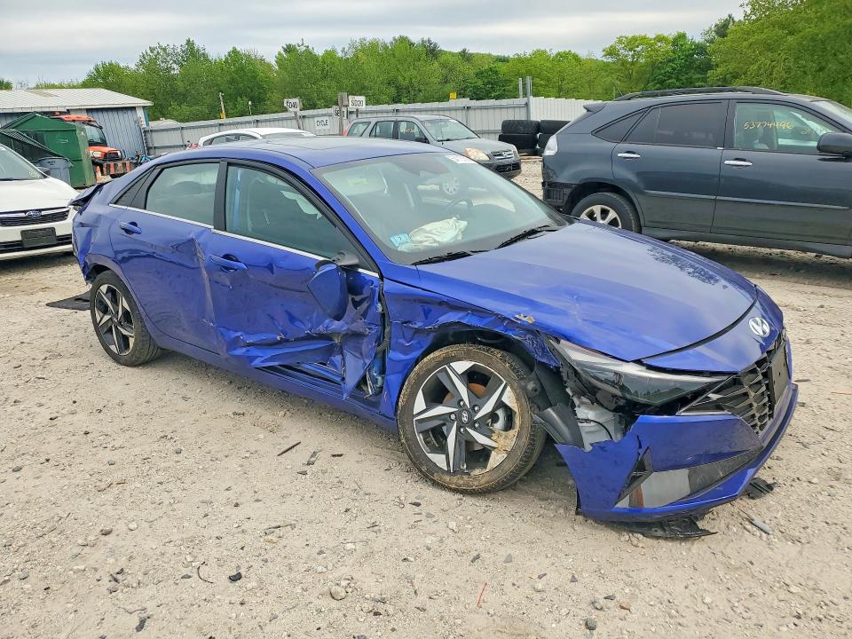 2023 Hyundai Elantra VIN KMHLP4AG2PU482402 COPART salvage auction — REAR END, Ma - Cert Of Title-Salvage, sold $1,500 on 2026-07-15 (photo 4)