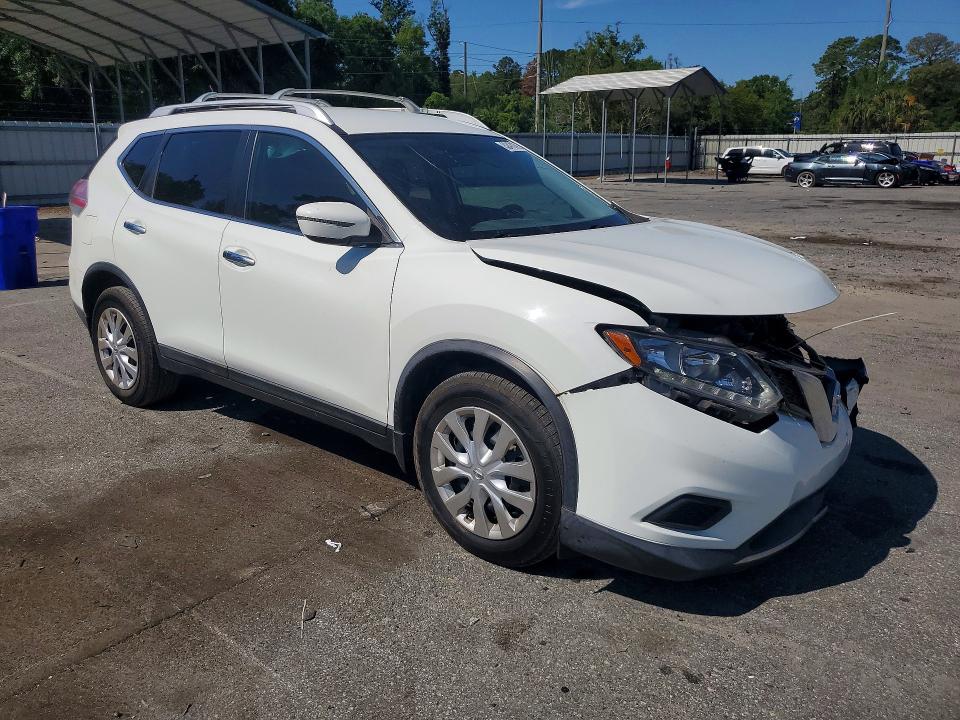 2016 Nissan Rogue VIN KNMAT2MTXGP728017 COPART salvage auction — FRONT END, Ga - Cert Of Title-Salvage, sold $275 on 2026-07-30 (photo 4)