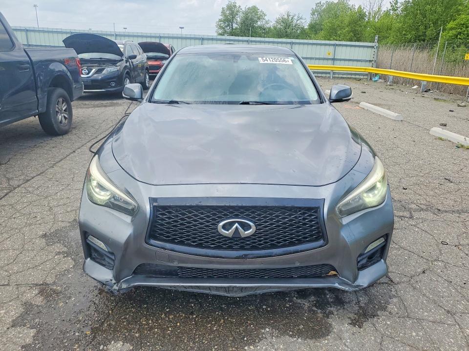 2015 Infiniti Q50 VIN JN1BV7AR9FM390035 COPART salvage auction — FRONT END, Mi - Certificate Of Title, sold $2,700 on 2026-07-10 (photo 5)