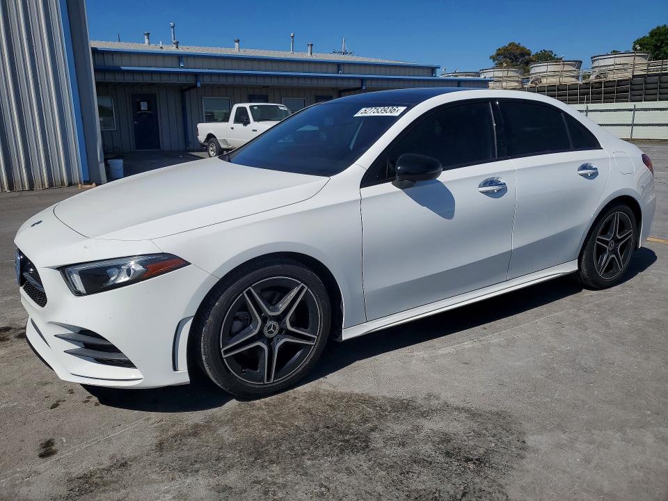 2021 Mercedes-benz A-class VIN W1K3G4EB2MJ287485 COPART salvage auction — MECHANICAL, TX - CERTIFICATE OF TITLE (P), sold $8,600 on 2026-07-10 (photo 1)