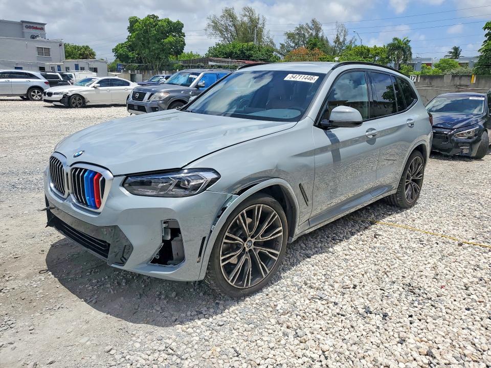 2023 BMW X3 VIN 5UX43DP0XP9N98219 COPART salvage auction — SIDE, Fl - Cert Of Title Slvg Rebuildable, sold $23,200 on 2026-07-07 (photo 1)
