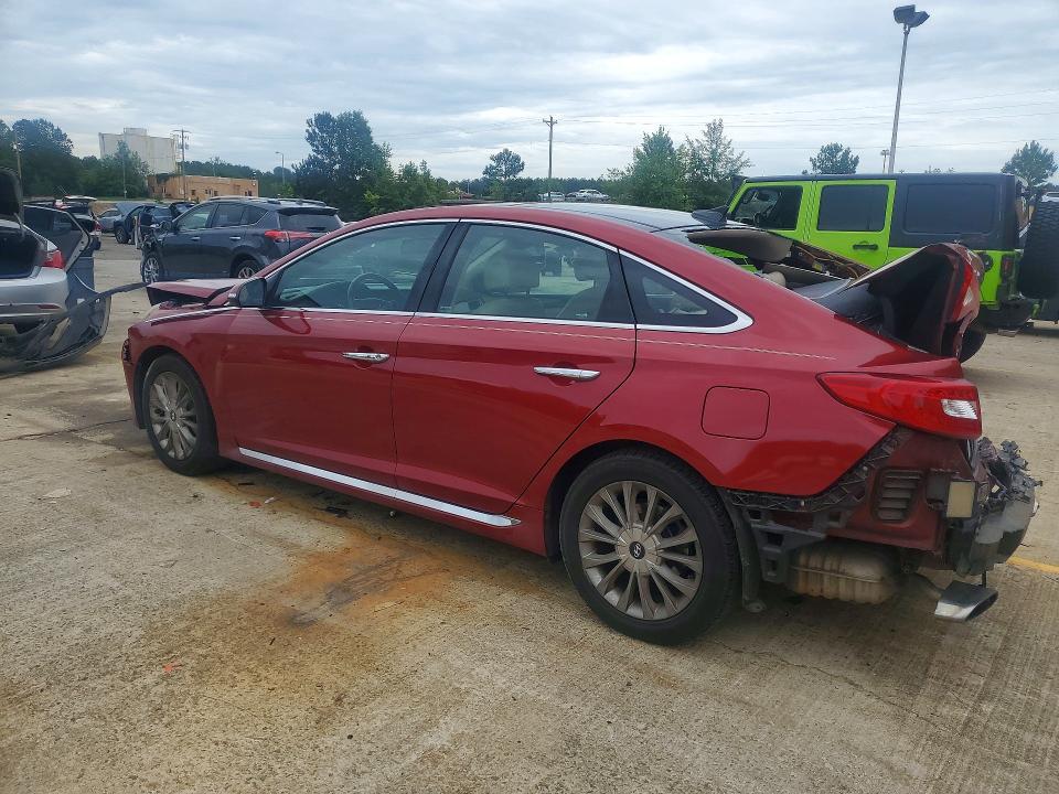 2015 Hyundai Sonata VIN 5NPE34AF0FH021949 COPART salvage auction — REAR END, Sc - Cert Of Title-Salvage, sold $750 on 2026-07-03 (photo 2)