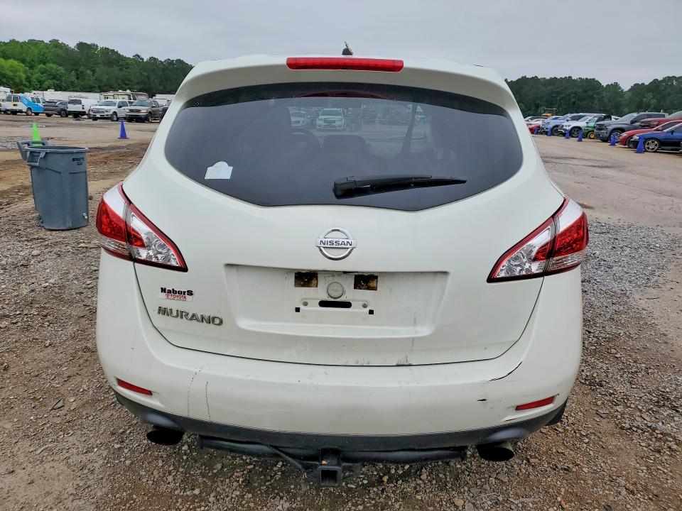2011 Nissan Murano VIN JN8AZ1MU5BW067291 COPART salvage auction — FRONT END, Ms - Cert Of Title-Salvaged, sold $300 on 2026-07-24 (photo 6)