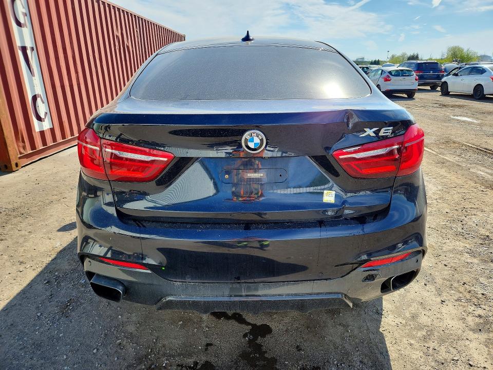 2017 BMW X6 VIN 5UXKU2C54H0N85210 COPART salvage auction — REAR END, On - Permit No Brand - Unfit, sold $9,000 on 2026-07-07 (photo 6)