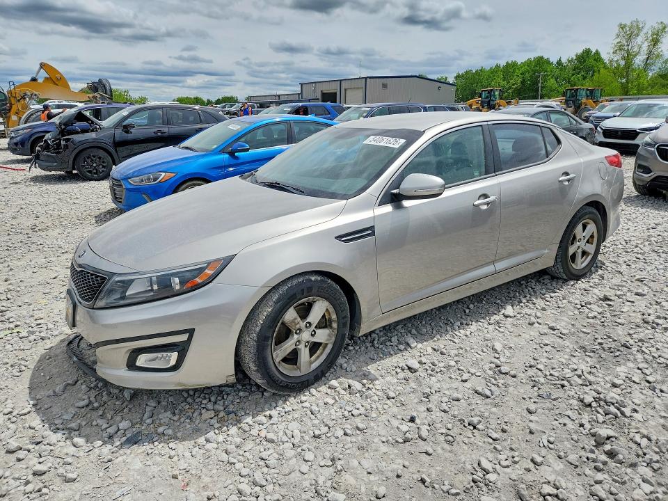 2015 Kia Optima VIN KNAGM4A78F5576000 COPART salvage auction — FRONT END, Mi - Cert Of Title-Salvage Vehicle, sold $525 on 2026-07-30 (photo 1)