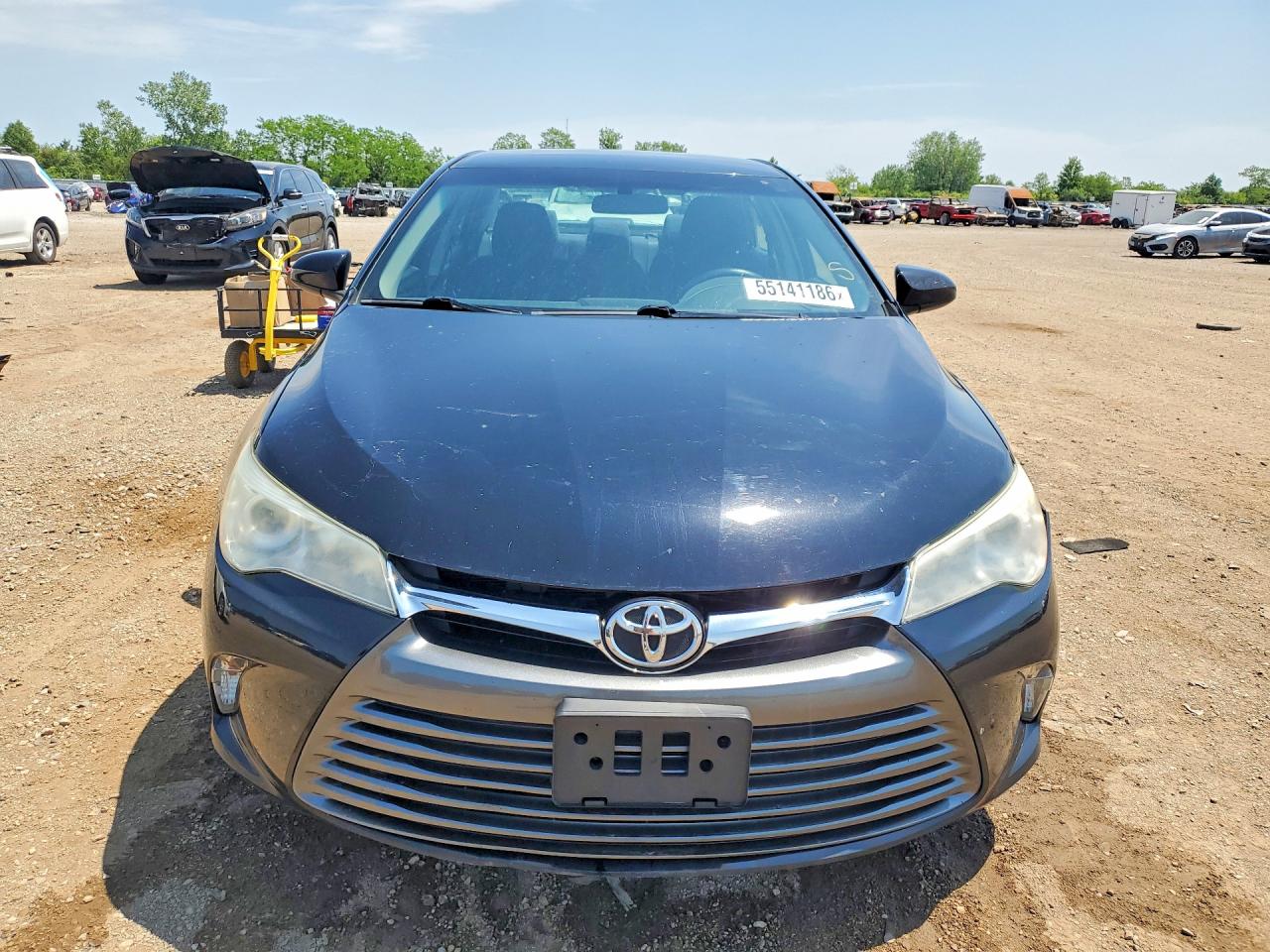 2017 Toyota Camry VIN 4T1BF1FK9HU279924 COPART salvage auction — Front End, IL - SALVAGE CERTIFICATE, sold $2,900 on 2026-07-02 (photo 5)