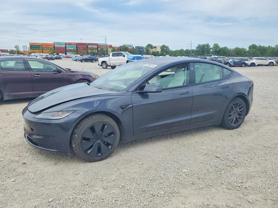 2025 Tesla VIN 5YJ3E1EB8SF913611 COPART salvage auction — REAR END, OH - CERT OF TITLE-SALVAGE, sold $16,400 on 2026-07-31 (photo 1)