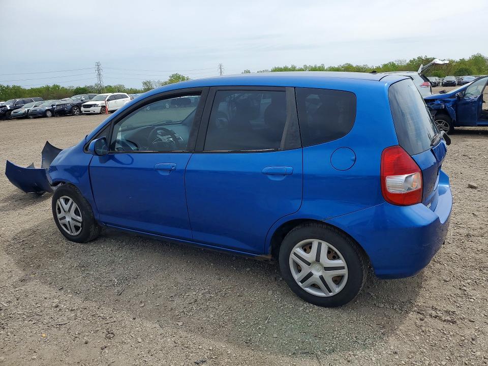 2007 Honda Fit VIN JHMGD38457S059022 COPART salvage auction — FRONT END, Il - Salvage Certificate, sold $225 on 2026-07-10 (photo 2)